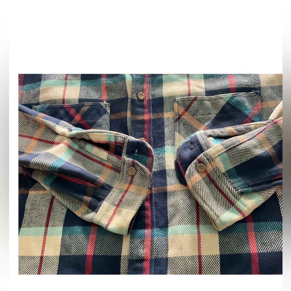 BIG MAC DISTRESSED Vintage 80’ Heavy Flannel Mens Shirt - Picture 5 of 13